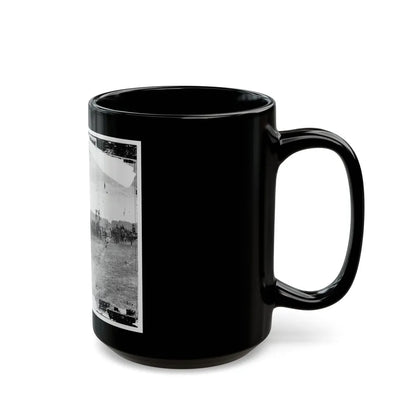 Antietam, Maryland. Captain J.M. Knap's Penn. Independent Battery E Light Artillery (U.S. Civil War) Black Coffee Mug-Go Mug Yourself