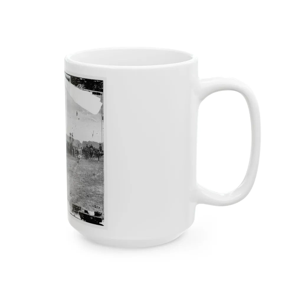 Antietam, Maryland. Captain J.M. Knap's Penn. Independent Battery E Light Artillery (U.S. Civil War) White Coffee Mug-Go Mug Yourself