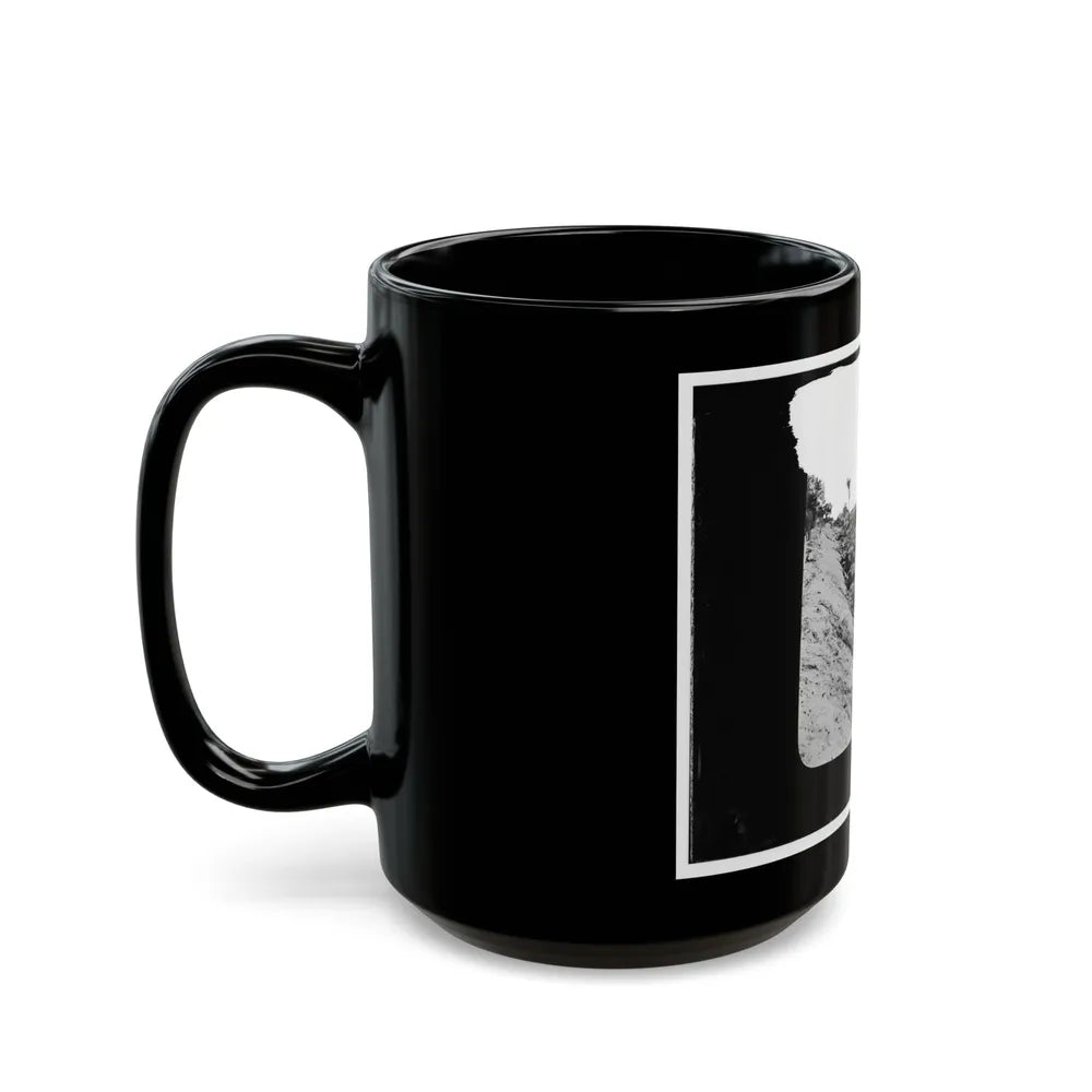 Antietam, Maryland. Confederate Dead In A Ditch On The Right Wing (U.S. Civil War) Black Coffee Mug-Go Mug Yourself