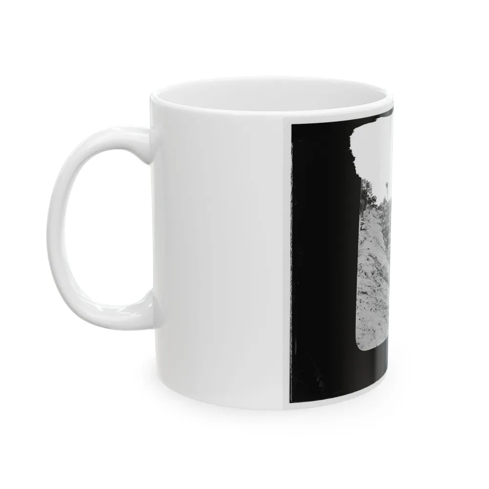 Antietam, Maryland. Confederate Dead In A Ditch On The Right Wing (U.S. Civil War) White Coffee Mug-Go Mug Yourself