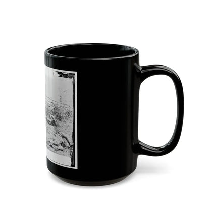 Antietam, Maryland. Confederate Soldiers As They Fell Inside The Fence On The Hagerstown Road (U.S. Civil War) Black Coffee Mug-Go Mug Yourself