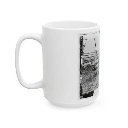 Antietam, Maryland. Confederate Soldiers As They Fell Inside The Fence On The Hagerstown Road (U.S. Civil War) White Coffee Mug-Go Mug Yourself