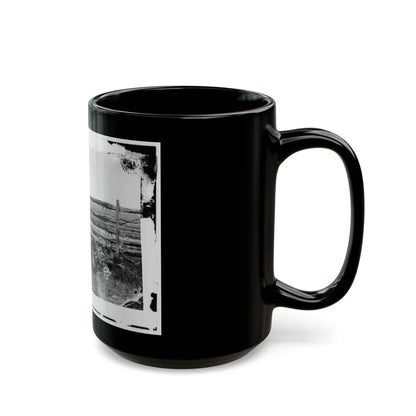 Antietam, Maryland. Dead Of Stonewall Jackson's Brigade By Rail Fence On The Hagerstown Pike (U.S. Civil War) Black Coffee Mug-Go Mug Yourself