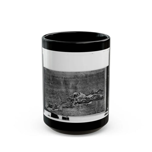 Antietam, Maryland. Dead On Battlefield (U.S. Civil War) Black Coffee Mug-15oz-Go Mug Yourself