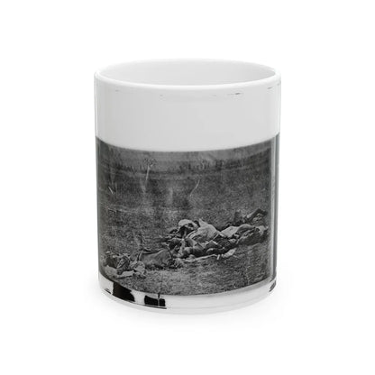 Antietam, Maryland. Dead On Battlefield (U.S. Civil War) White Coffee Mug-11oz-Go Mug Yourself