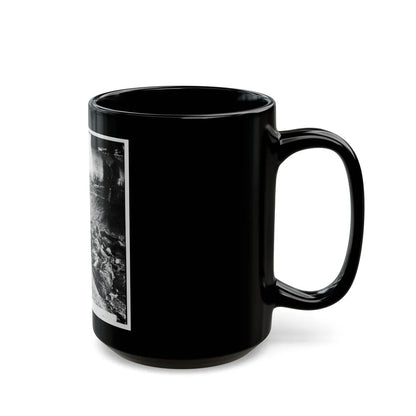 Antietam, Maryland. Dead Soldiers In Ditch On The Right Wing Where Kimball's Brigade Fought So Desperately (U.S. Civil War) Black Coffee Mug-Go Mug Yourself