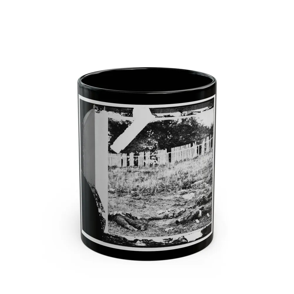 Antietam, Maryland. Dead Soldiers On Battlefield (U.S. Civil War) Black Coffee Mug-11oz-Go Mug Yourself