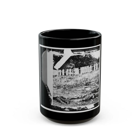 Antietam, Maryland. Dead Soldiers On Battlefield (U.S. Civil War) Black Coffee Mug-15oz-Go Mug Yourself