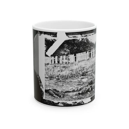 Antietam, Maryland. Dead Soldiers On Battlefield (U.S. Civil War) White Coffee Mug-11oz-Go Mug Yourself