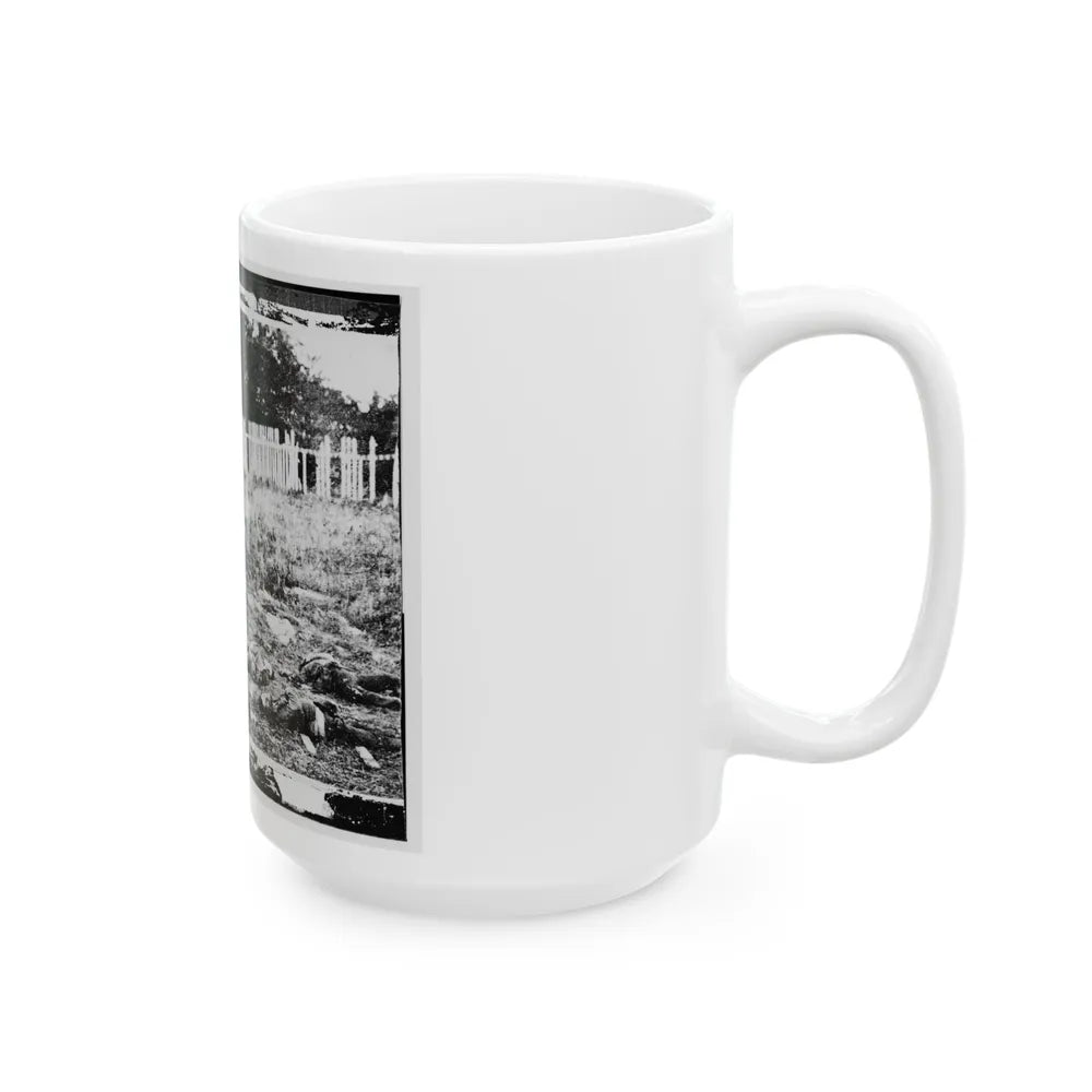 Antietam, Maryland. Dead Soldiers On Battlefield (U.S. Civil War) White Coffee Mug-Go Mug Yourself