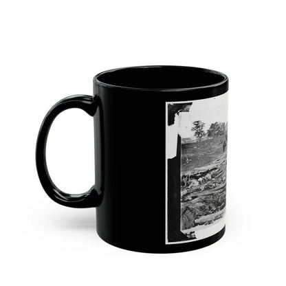 Antietam, Maryland. Ditch With Bodies Of Soldiers On Right Wing Used As A Rifle Pit By Confederates (U.S. Civil War) Black Coffee Mug-Go Mug Yourself