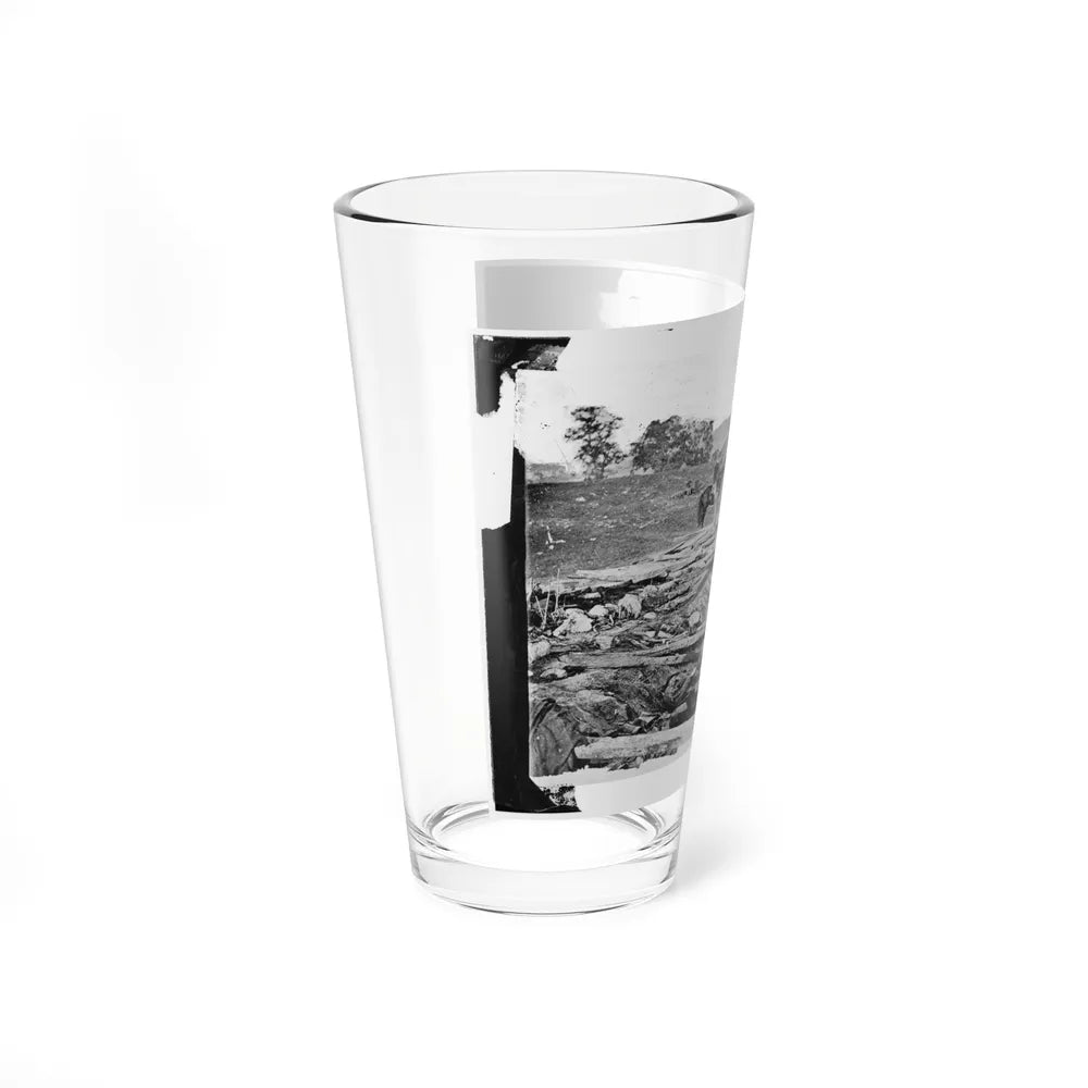 Antietam, Maryland. Ditch With Bodies Of Soldiers On Right Wing Used As A Rifle Pit By Confederates (U.S. Civil War) Pint Glass 16oz-Go Mug Yourself