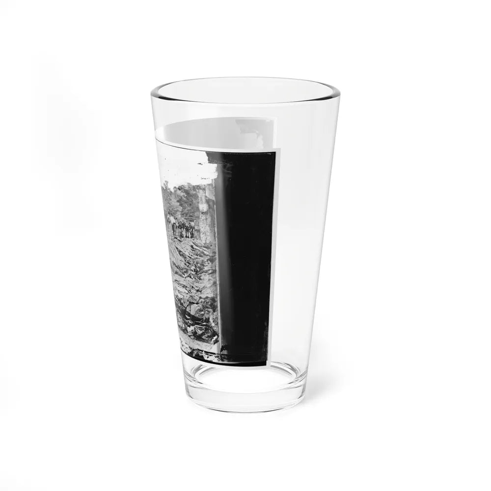 Antietam, Maryland. Ditch With Bodies Of Soldiers On Right Wing Used As A Rifle Pit By Confederates (U.S. Civil War) Pint Glass 16oz-Go Mug Yourself