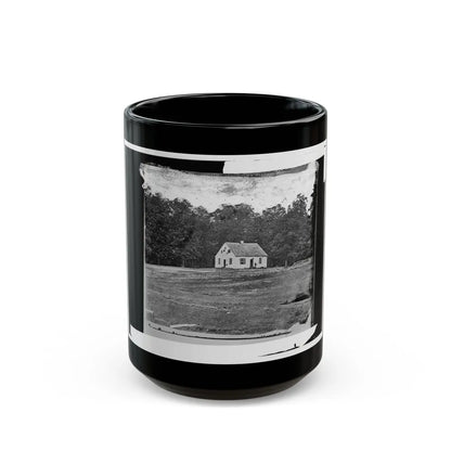 Antietam, Maryland. Dunker Church On Battlefield (U.S. Civil War) Black Coffee Mug-15oz-Go Mug Yourself