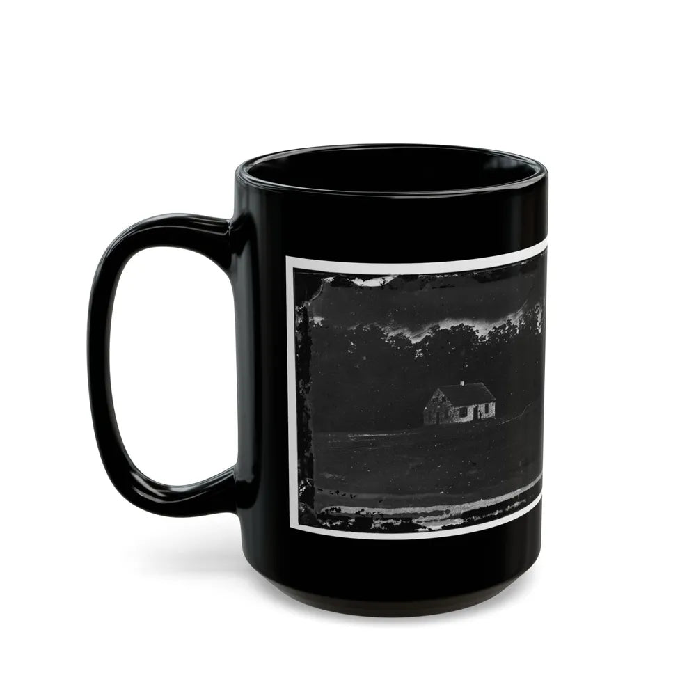 Antietam, Maryland. Dunker Church On Battlefield(2) (U.S. Civil War) Black Coffee Mug-Go Mug Yourself