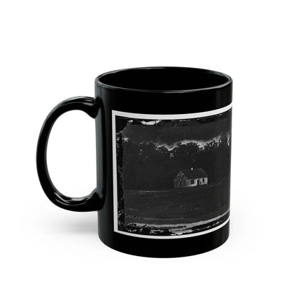 Antietam, Maryland. Dunker Church On Battlefield(2) (U.S. Civil War) Black Coffee Mug-Go Mug Yourself