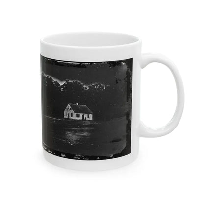 Antietam, Maryland. Dunker Church On Battlefield(2) (U.S. Civil War) White Coffee Mug-Go Mug Yourself