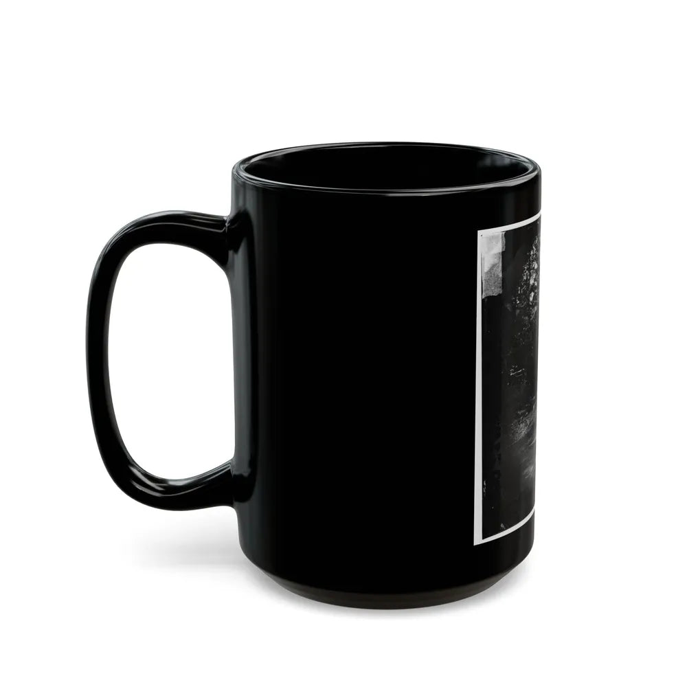 Antietam, Maryland. Eastern View Of Bridge (U.S. Civil War) Black Coffee Mug-Go Mug Yourself