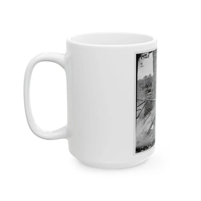 Antietam, Maryland. Federal Buried, Confederate Unburied, Where They Fell (U.S. Civil War) White Coffee Mug-Go Mug Yourself