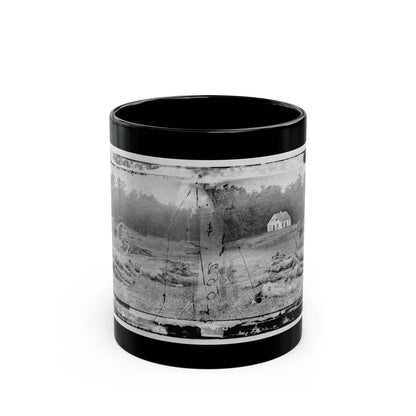 Antietam, Maryland. Field Where Sumner's Corps Charged. Bodies Of Confederate In Front Of The Dunker Church (U.S. Civil War) Black Coffee Mug-11oz-Go Mug Yourself