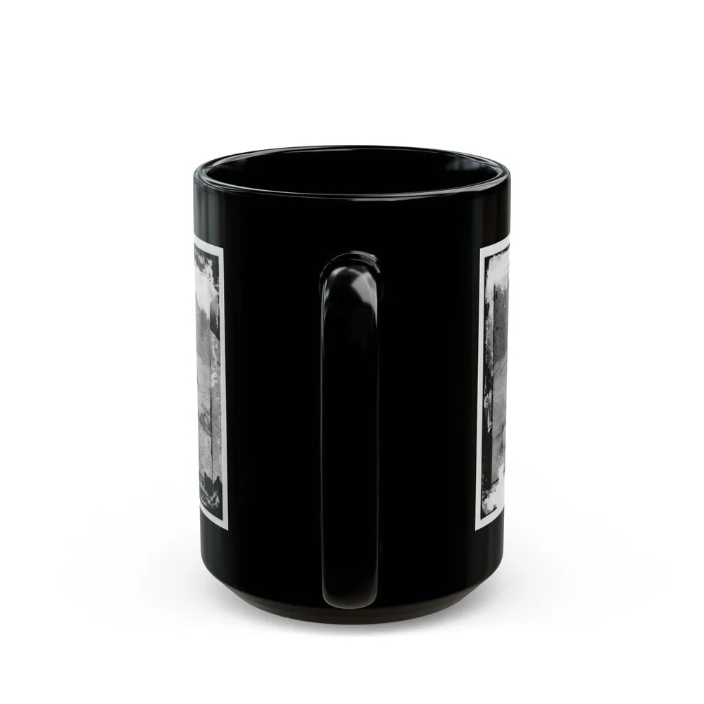 Antietam, Maryland. Field Where Sumner's Corps Charged. Bodies Of Confederate In Front Of The Dunker Church (U.S. Civil War) Black Coffee Mug-Go Mug Yourself