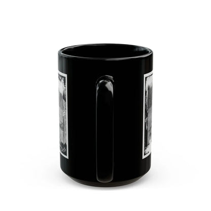 Antietam, Maryland. Field Where Sumner's Corps Charged. Bodies Of Confederate In Front Of The Dunker Church (U.S. Civil War) Black Coffee Mug-Go Mug Yourself