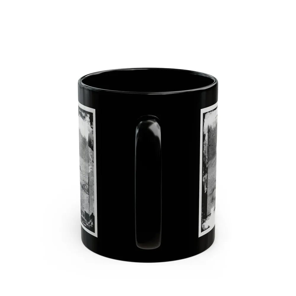 Antietam, Maryland. Field Where Sumner's Corps Charged. Bodies Of Confederate In Front Of The Dunker Church (U.S. Civil War) Black Coffee Mug-Go Mug Yourself
