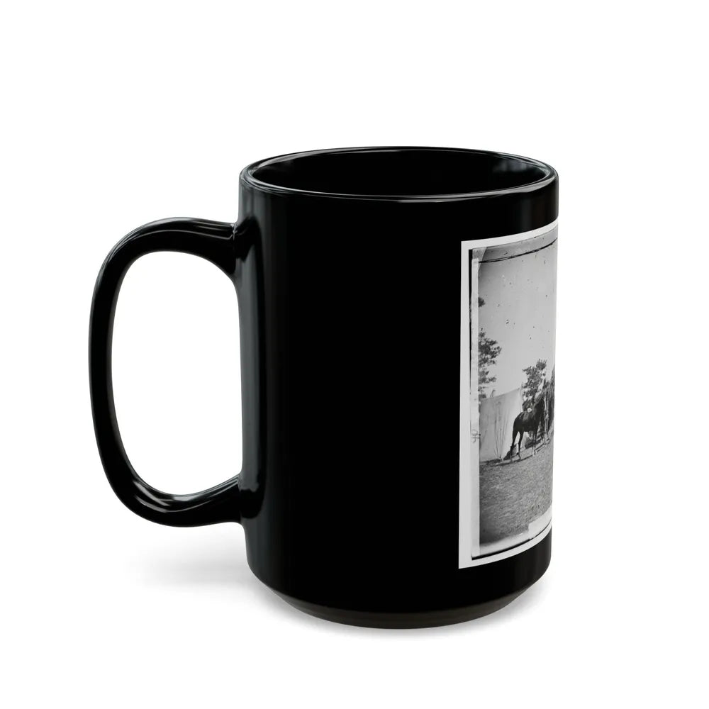 Antietam, Maryland. Forge Scene At General Mcclellan's Headquarters (U.S. Civil War) Black Coffee Mug-Go Mug Yourself