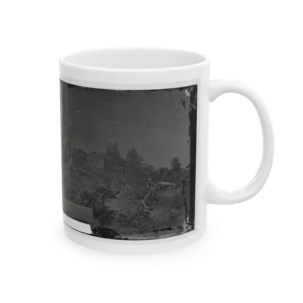 Antietam, Maryland. Gen. Joe Hooker's Headquarters(2) (U.S. Civil War) White Coffee Mug-Go Mug Yourself