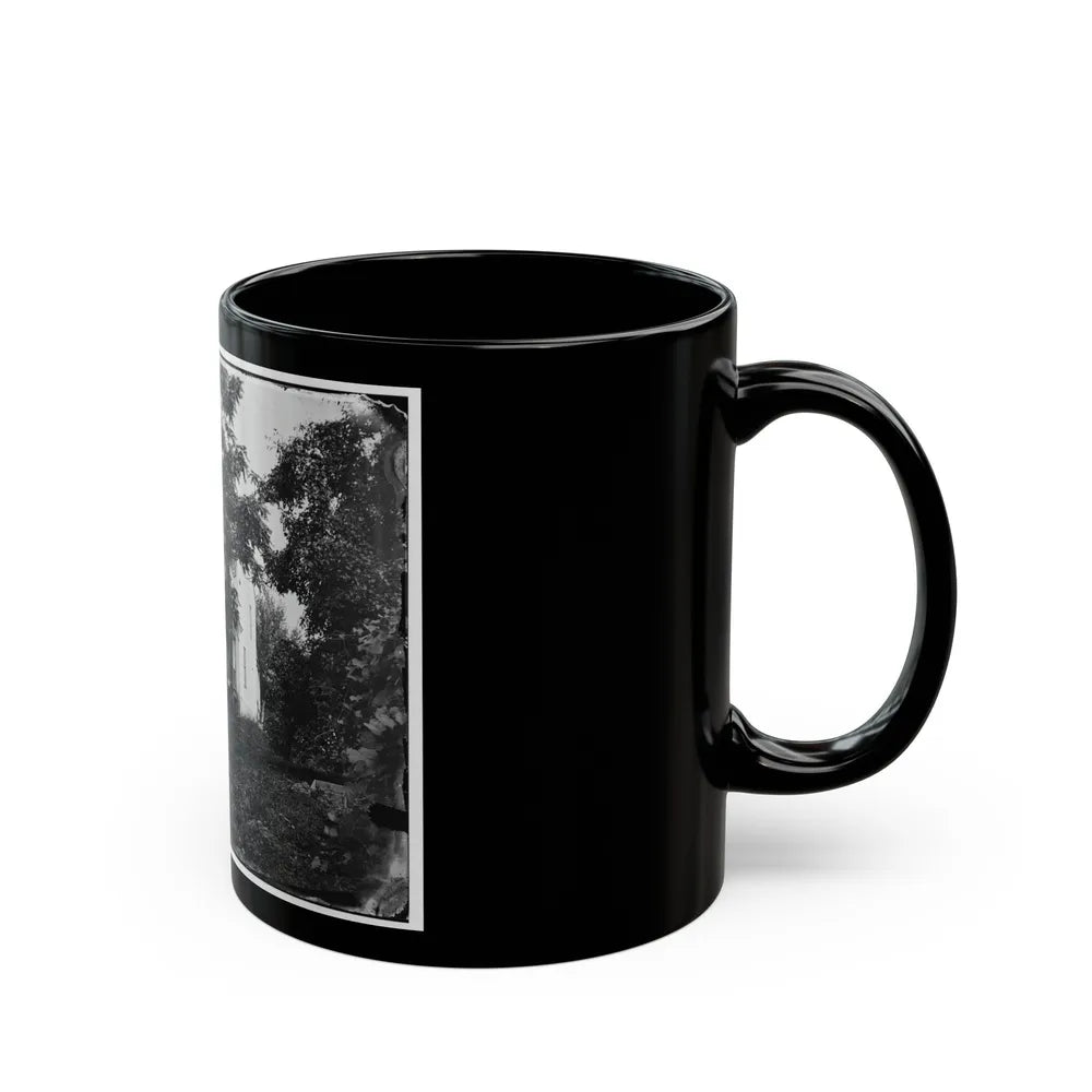 Antietam, Maryland. Miller House (U.S. Civil War) Black Coffee Mug-Go Mug Yourself