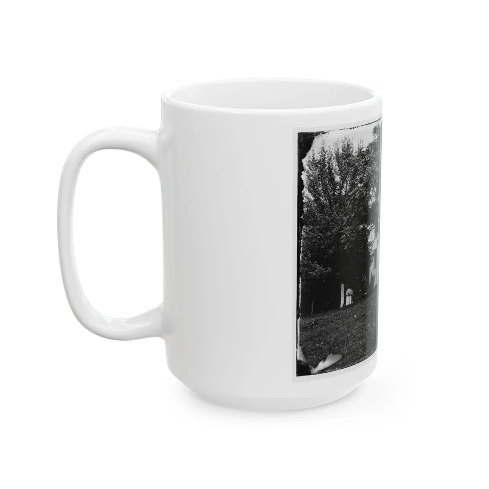 Antietam, Maryland. Miller House (U.S. Civil War) White Coffee Mug-Go Mug Yourself