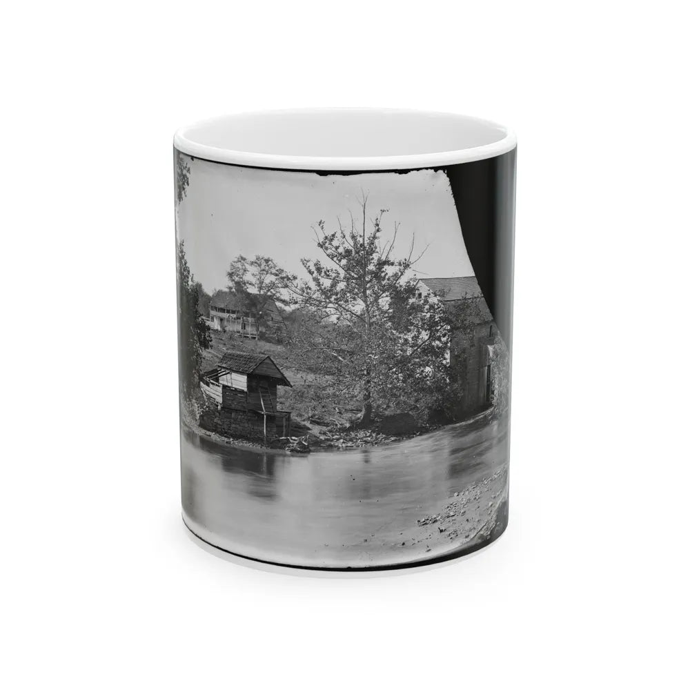 Antietam, Maryland. Newcomer's Mill (U.S. Civil War) White Coffee Mug-11oz-Go Mug Yourself