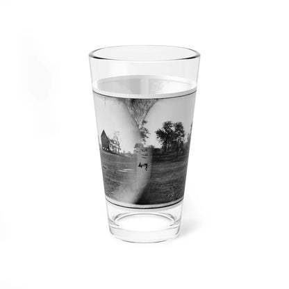 Antietam, Maryland. Real's Barn, Burned By The Bursting Of A Federal Shell At The Battle Of Antietam (U.S. Civil War) Pint Glass 16oz-16oz-Go Mug Yourself