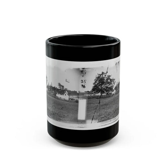 Antietam, Maryland. Ruins Of Mumma's House On The Battlefield (U.S. Civil War) Black Coffee Mug-15oz-Go Mug Yourself