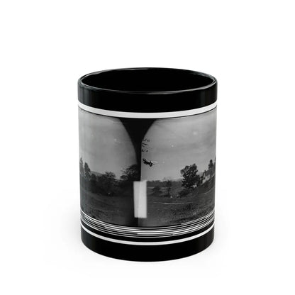 Antietam, Maryland. Rullet's House On The Battlefield (U.S. Civil War) Black Coffee Mug-11oz-Go Mug Yourself