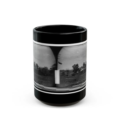 Antietam, Maryland. Rullet's House On The Battlefield (U.S. Civil War) Black Coffee Mug-15oz-Go Mug Yourself