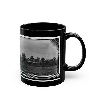 Antietam, Maryland. Rullet's House On The Battlefield (U.S. Civil War) Black Coffee Mug-Go Mug Yourself