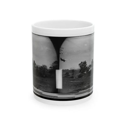 Antietam, Maryland. Rullet's House On The Battlefield (U.S. Civil War) White Coffee Mug-11oz-Go Mug Yourself