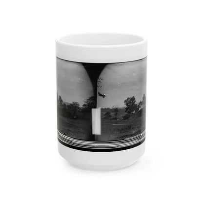 Antietam, Maryland. Rullet's House On The Battlefield (U.S. Civil War) White Coffee Mug-15oz-Go Mug Yourself