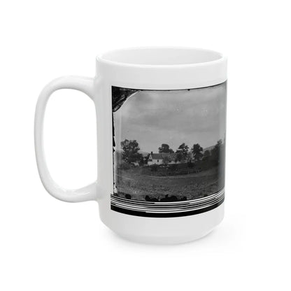 Antietam, Maryland. Rullet's House On The Battlefield (U.S. Civil War) White Coffee Mug-Go Mug Yourself