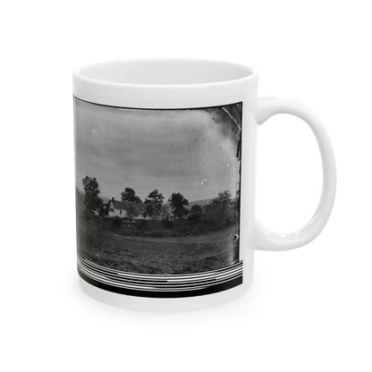 Antietam, Maryland. Rullet's House On The Battlefield (U.S. Civil War) White Coffee Mug-Go Mug Yourself