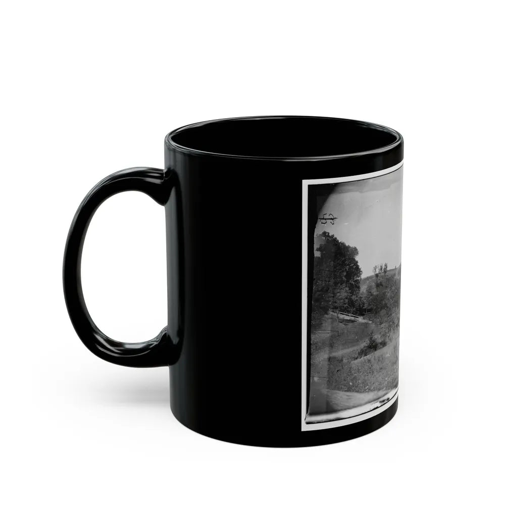 Antietam, Maryland. View On Antietam Creek (U.S. Civil War) Black Coffee Mug-Go Mug Yourself