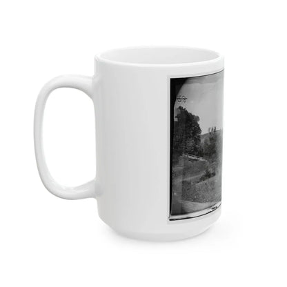 Antietam, Maryland. View On Antietam Creek (U.S. Civil War) White Coffee Mug-Go Mug Yourself