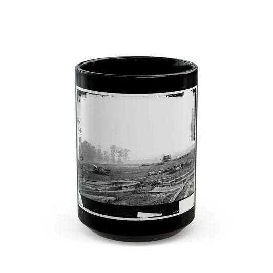 Antietam, Maryland. View Where Sumner's Corps Charged (U.S. Civil War) Black Coffee Mug-15oz-Go Mug Yourself