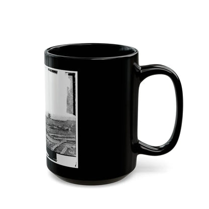 Antietam, Maryland. View Where Sumner's Corps Charged (U.S. Civil War) Black Coffee Mug-Go Mug Yourself