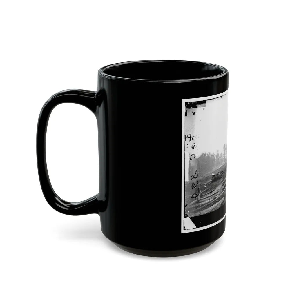 Antietam, Maryland. View Where Sumner's Corps Charged (U.S. Civil War) Black Coffee Mug-Go Mug Yourself