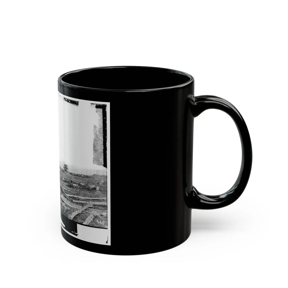 Antietam, Maryland. View Where Sumner's Corps Charged (U.S. Civil War) Black Coffee Mug-Go Mug Yourself