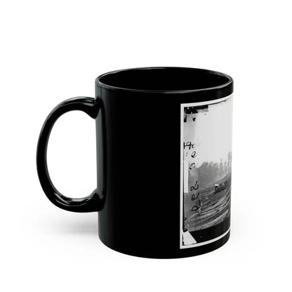 Antietam, Maryland. View Where Sumner's Corps Charged (U.S. Civil War) Black Coffee Mug-Go Mug Yourself