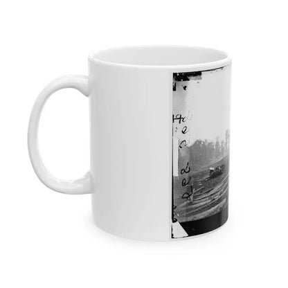 Antietam, Maryland. View Where Sumner's Corps Charged (U.S. Civil War) White Coffee Mug-Go Mug Yourself