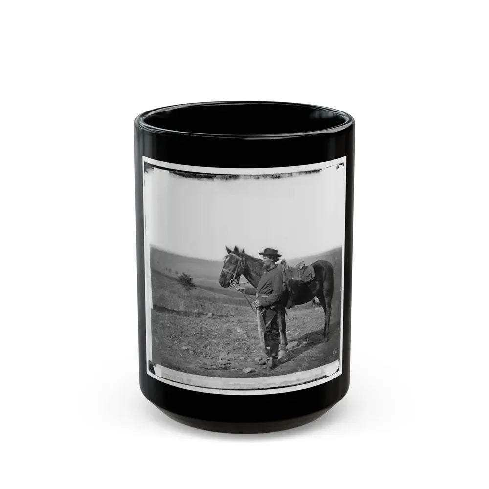 Antietam, Md. A Cavalry Orderly (U.S. Civil War) Black Coffee Mug 15oz - Go Mug Yourself